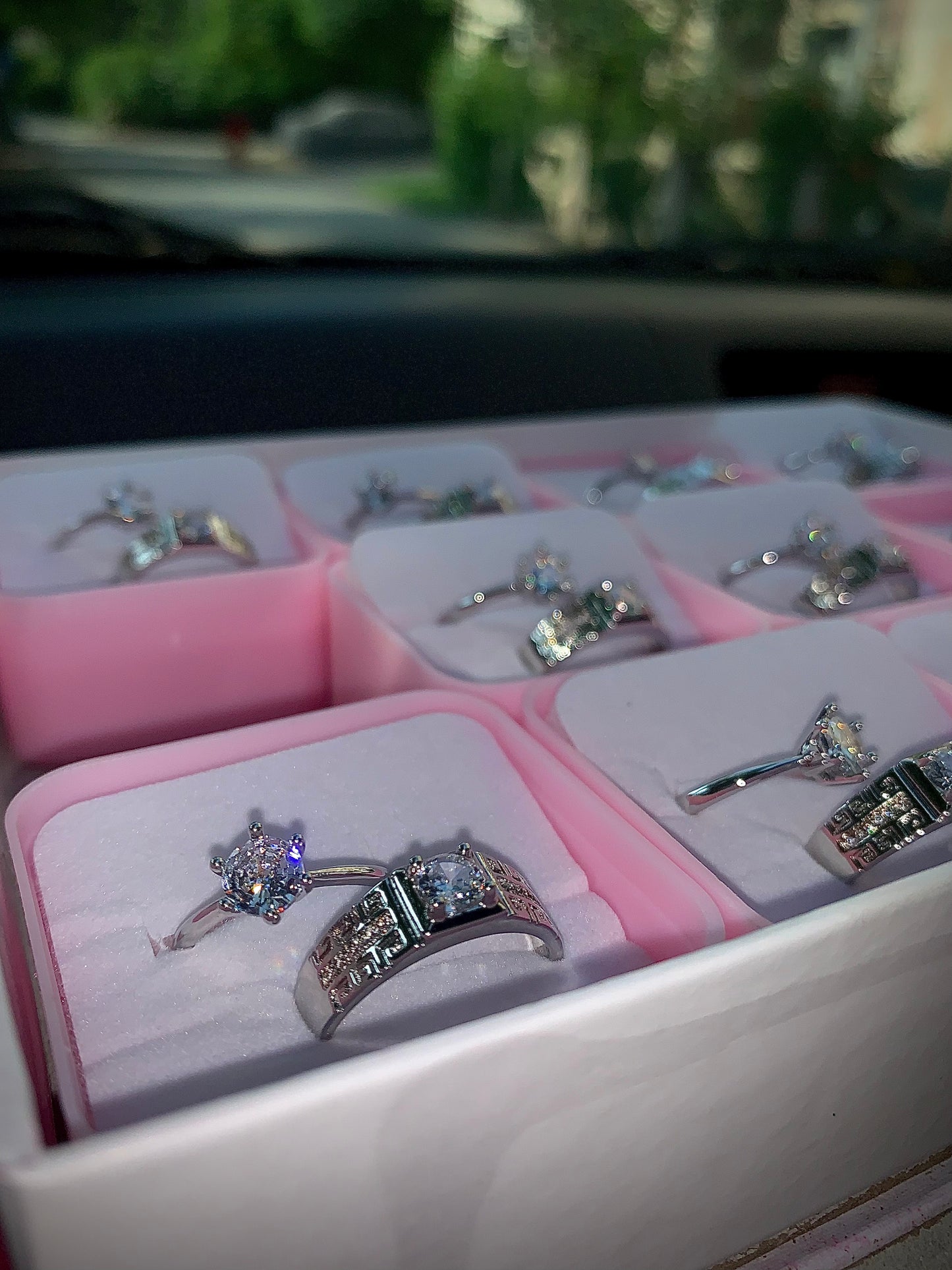 Adjustable Couple Ring Set Of Two Rings